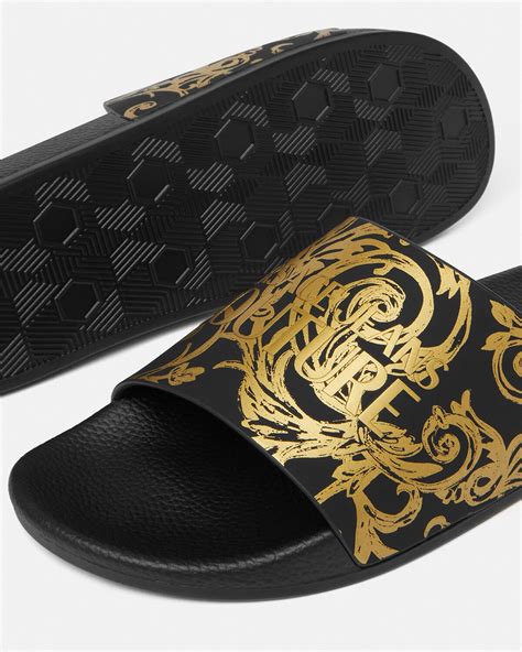 versace couture sliders|versace sliders men.